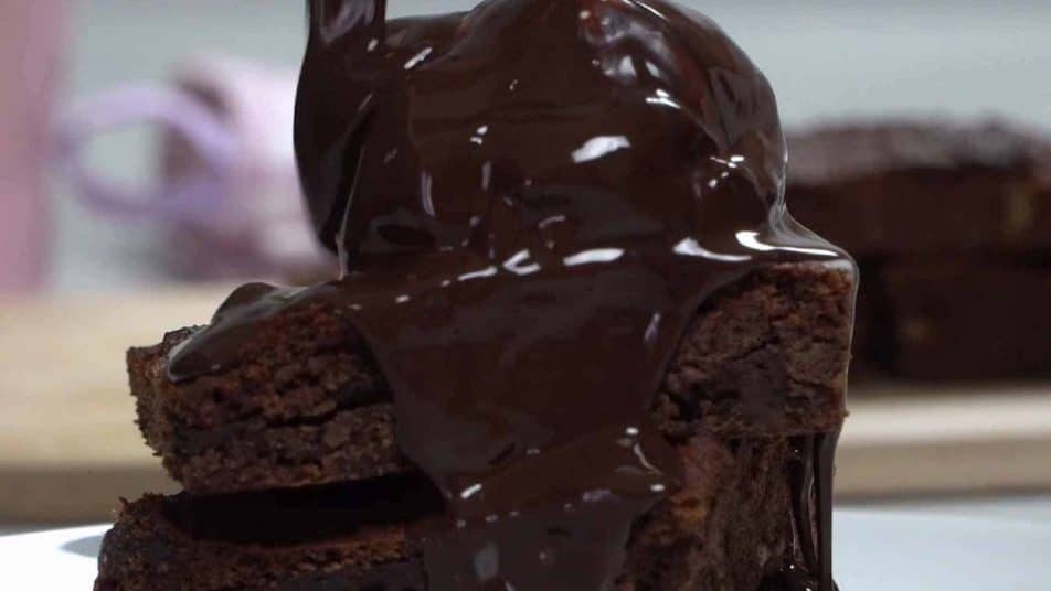 Brownie de chocolate saludable sin harina sin gluten