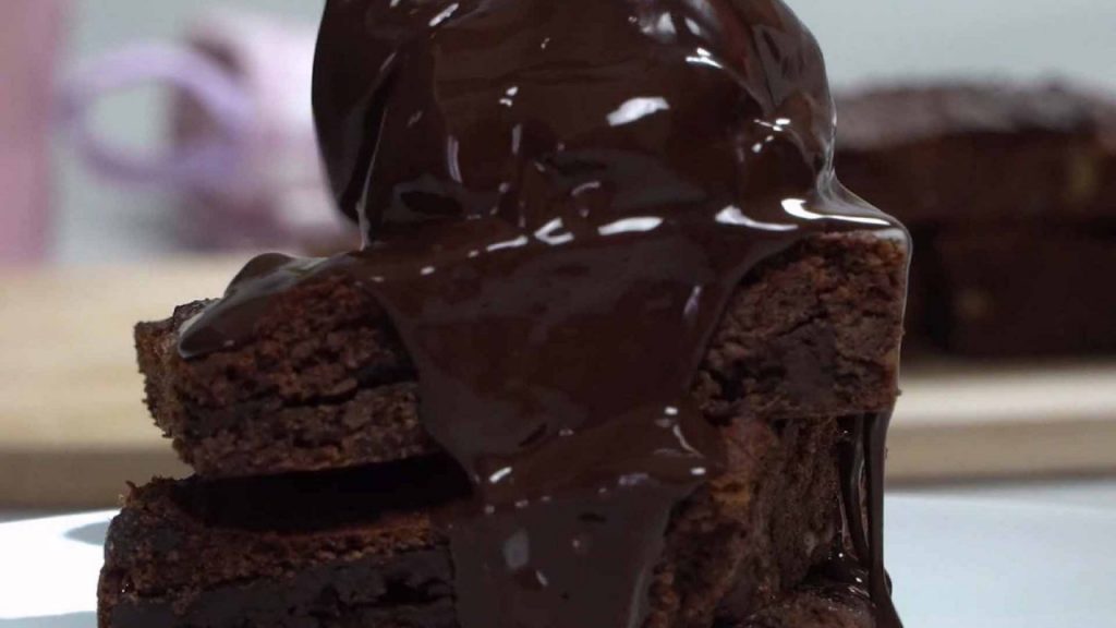 Brownie de chocolate saludable sin harina sin gluten