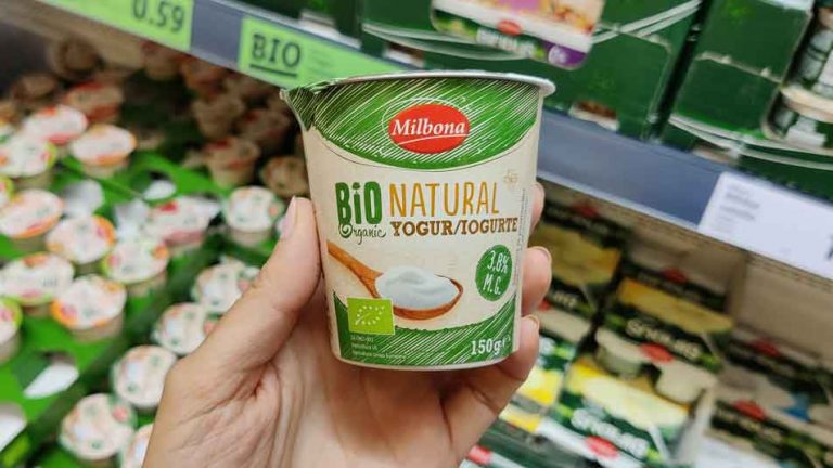 Yogur natural Milbona cara delantera