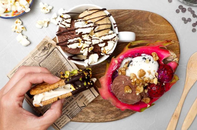Tres ideas para servir tarrinas de helado